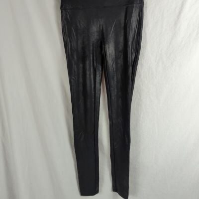 Spanx 2437 Women's faux leather Leggings Size Small - Black